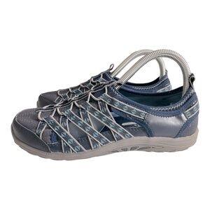Skechers Reggae Fest Dory Fisherman Sandals Women's Size 7 Blue, Grey